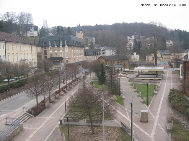 Archiv Foto Webcam Janske Lazne Dorfzentrum