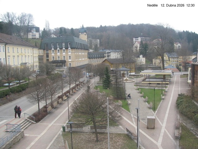 Archiv Foto Webcam Janske Lazne Dorfzentrum