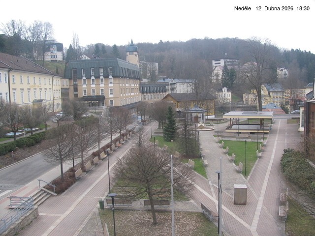 Archiv Foto Webcam Janske Lazne Dorfzentrum