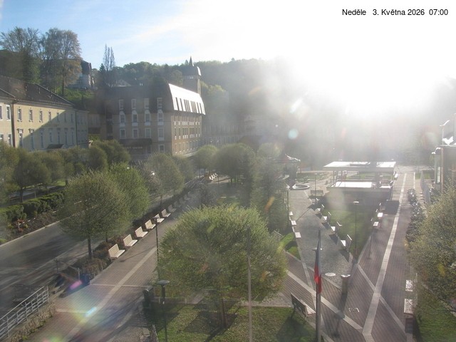 Archived image Webcam Janske Lazne Village center