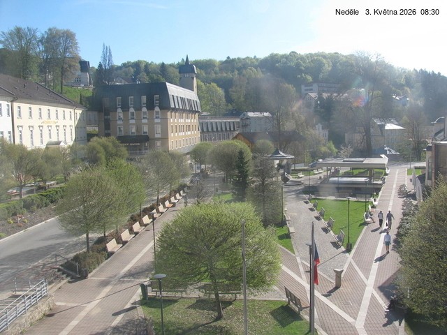 Archived image Webcam Janske Lazne Village center