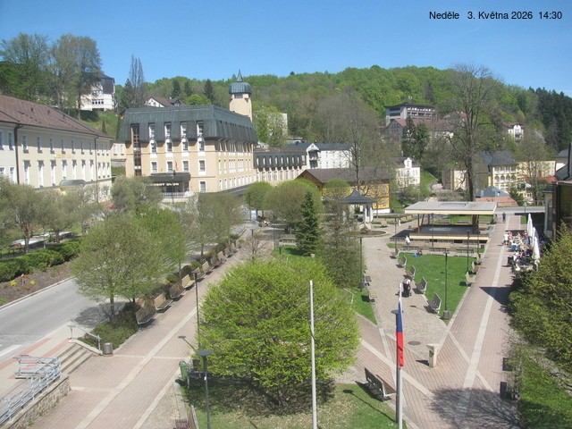Archived image Webcam Janske Lazne Village center