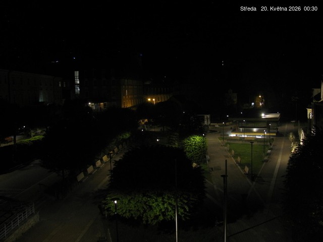 Archived image Webcam Janske Lazne Village center