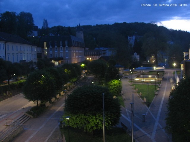 Archived image Webcam Janske Lazne Village center
