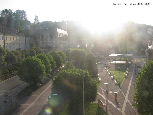 Archiv Foto Webcam Janske Lazne Dorfzentrum