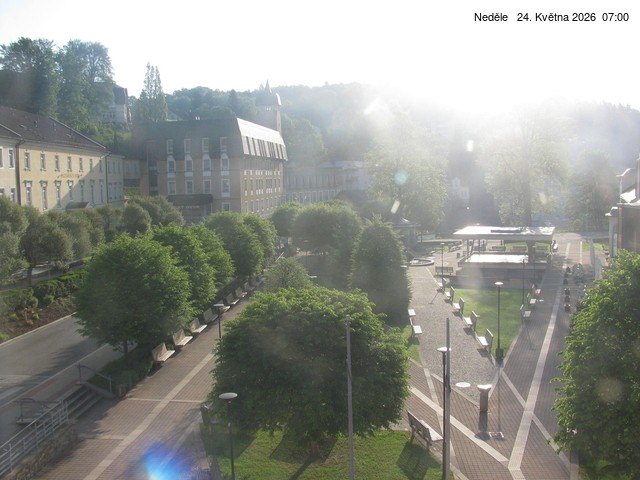 Archiv Foto Webcam Janske Lazne Dorfzentrum
