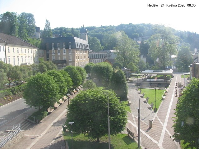 Archiv Foto Webcam Janske Lazne Dorfzentrum