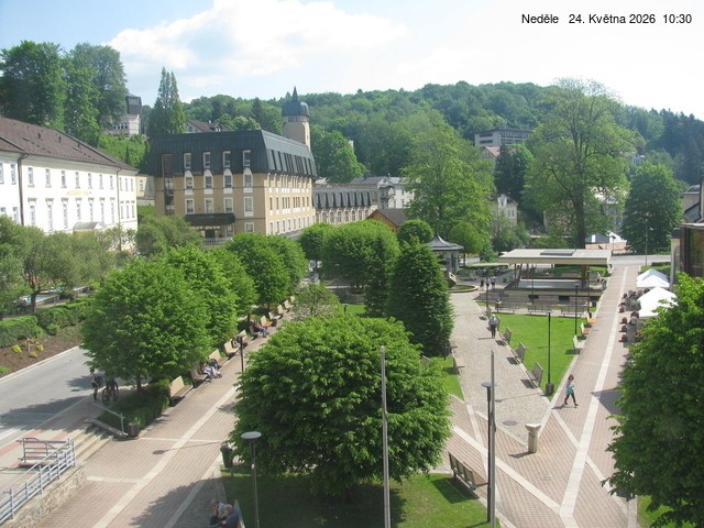 Archiv Foto Webcam Janske Lazne Dorfzentrum