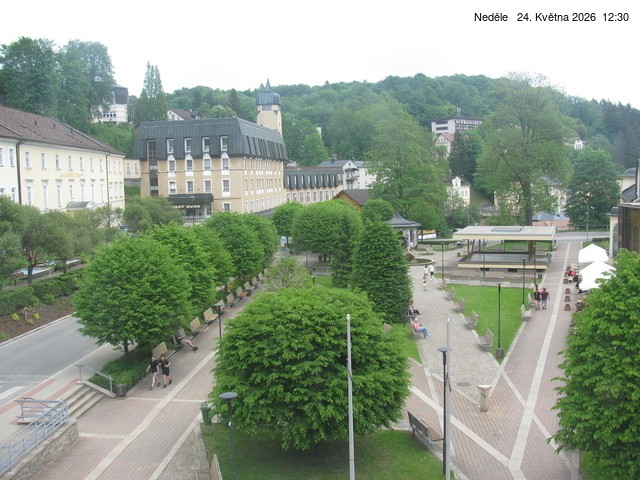 Archiv Foto Webcam Janske Lazne Dorfzentrum