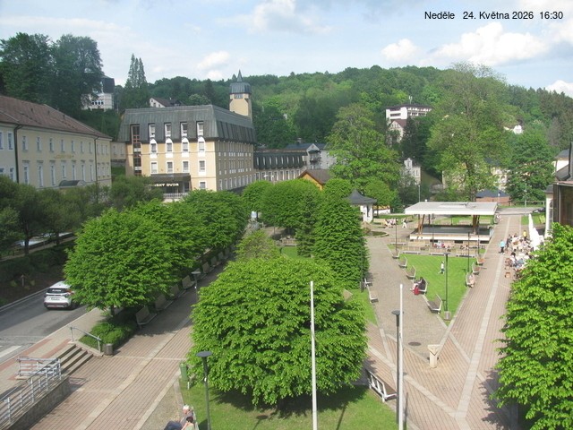 Archiv Foto Webcam Janske Lazne Dorfzentrum