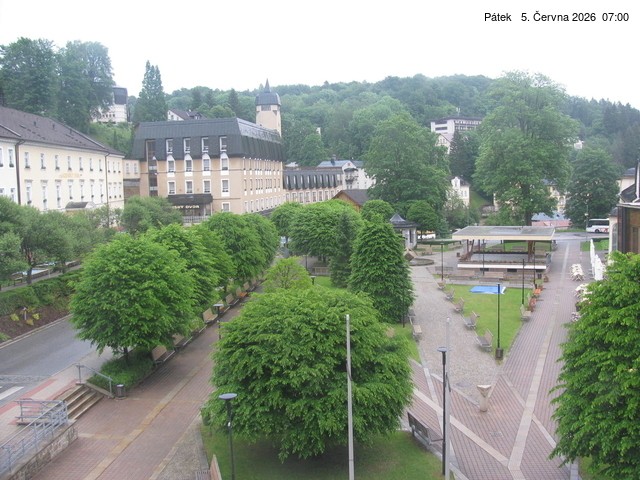 Archiv Foto Webcam Janske Lazne Dorfzentrum