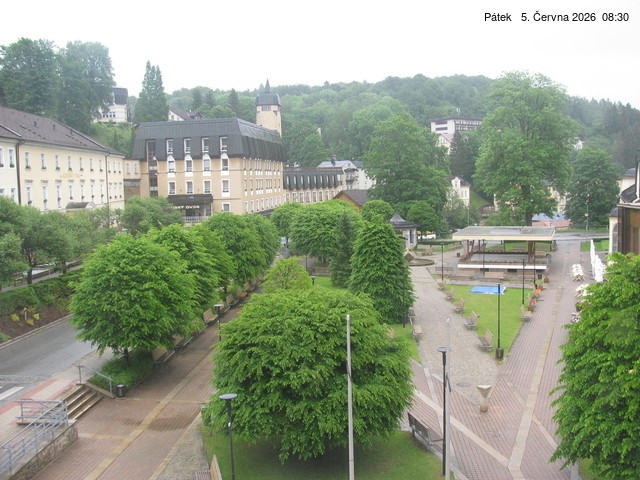 Archiv Foto Webcam Janske Lazne Dorfzentrum