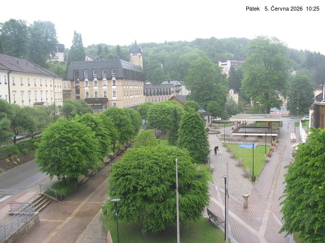 Archiv Foto Webcam Janske Lazne Dorfzentrum