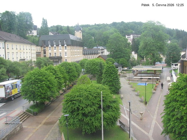 Archiv Foto Webcam Janske Lazne Dorfzentrum