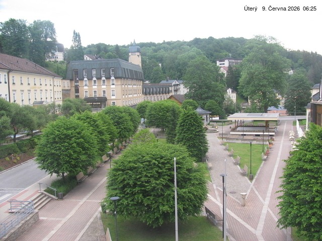 Archiv Foto Webcam Janske Lazne Dorfzentrum