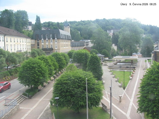 Archiv Foto Webcam Janske Lazne Dorfzentrum