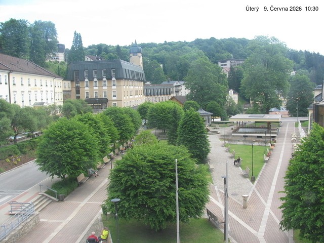 Archiv Foto Webcam Janske Lazne Dorfzentrum
