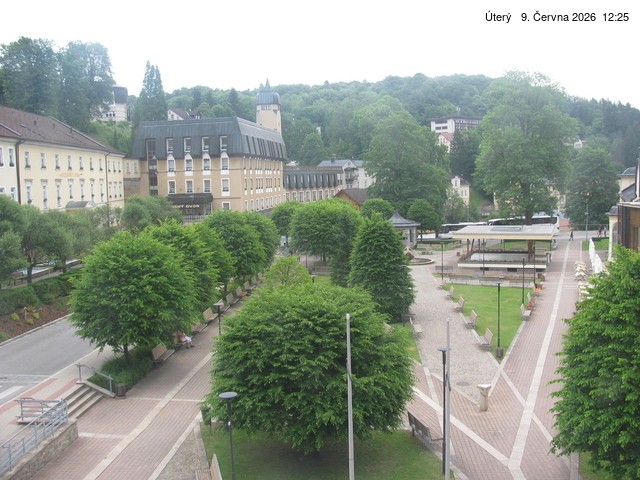 Archiv Foto Webcam Janske Lazne Dorfzentrum