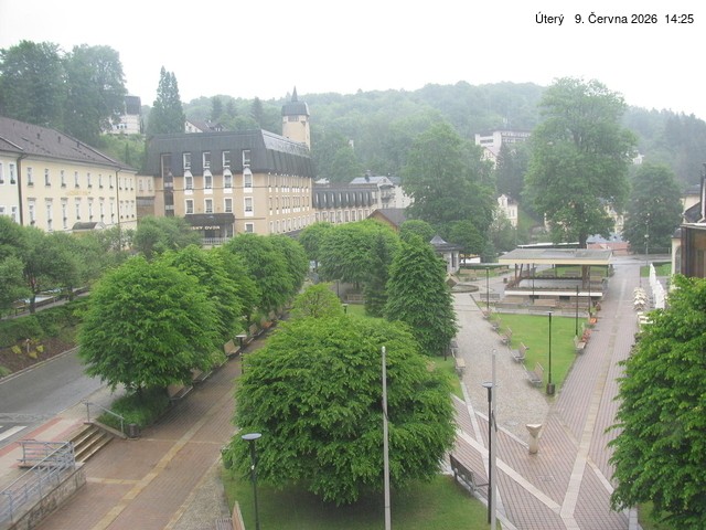 Archiv Foto Webcam Janske Lazne Dorfzentrum