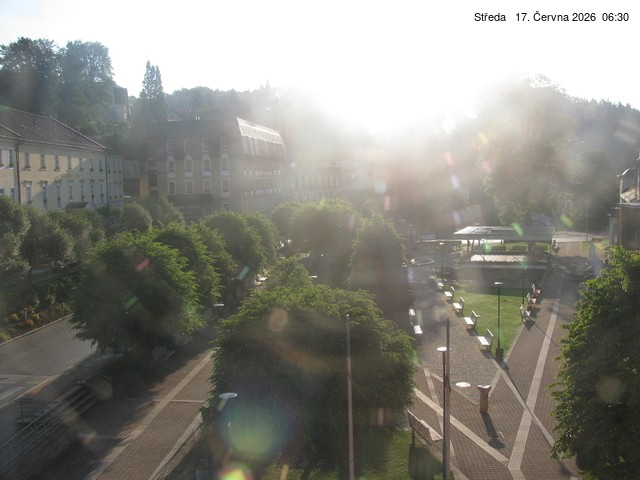 Archiv Foto Webcam Janske Lazne Dorfzentrum