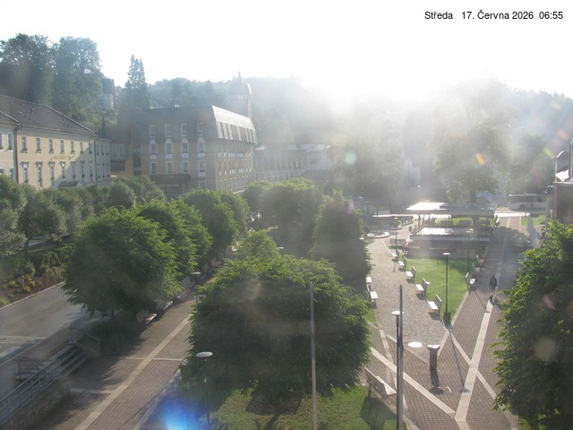 Archiv Foto Webcam Janske Lazne Dorfzentrum