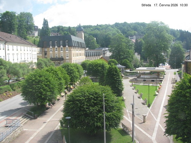 Archiv Foto Webcam Janske Lazne Dorfzentrum