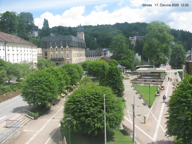 Archiv Foto Webcam Janske Lazne Dorfzentrum