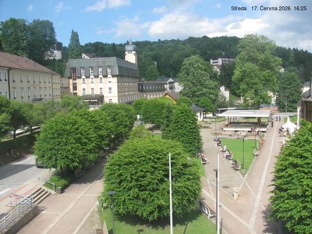Archiv Foto Webcam Janske Lazne Dorfzentrum