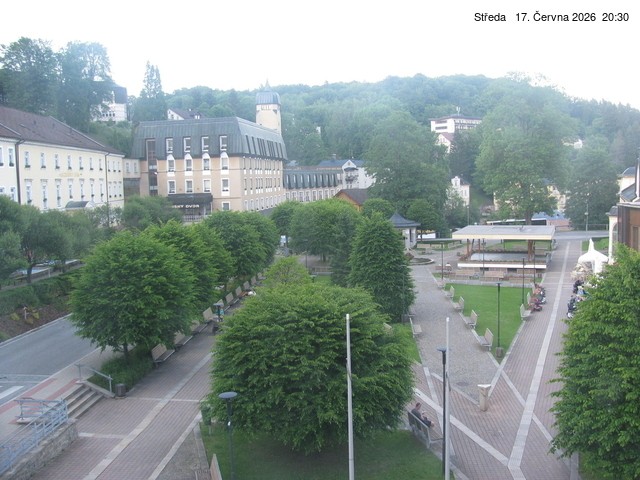 Archived image Webcam Janske Lazne Village center