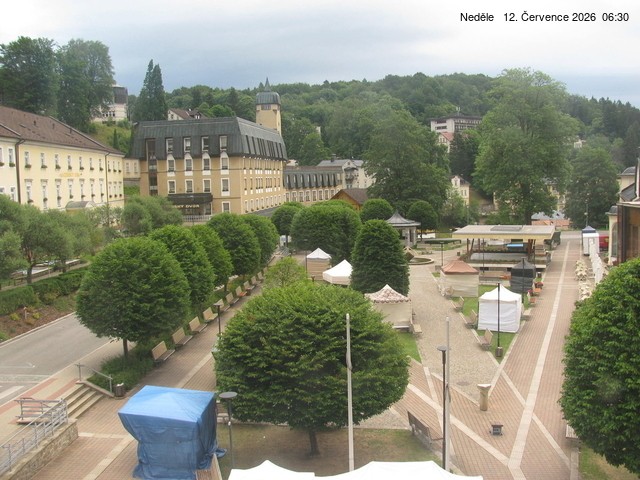 Archiv Foto Webcam Janske Lazne Dorfzentrum