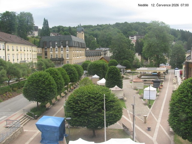 Archiv Foto Webcam Janske Lazne Dorfzentrum