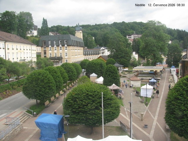 Archiv Foto Webcam Janske Lazne Dorfzentrum