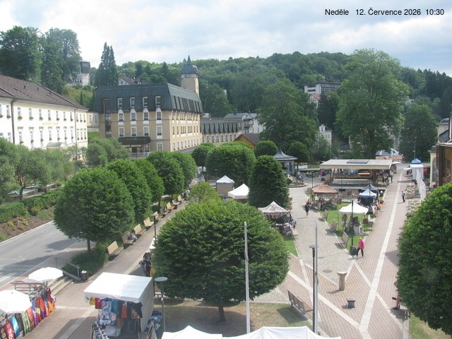 Archiv Foto Webcam Janske Lazne Dorfzentrum