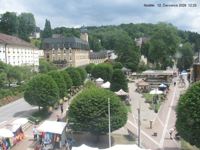 Archiv Foto Webcam Janske Lazne Dorfzentrum