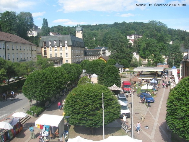 Archiv Foto Webcam Janske Lazne Dorfzentrum