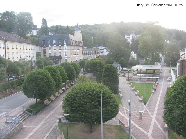 Archiv Foto Webcam Janske Lazne Dorfzentrum