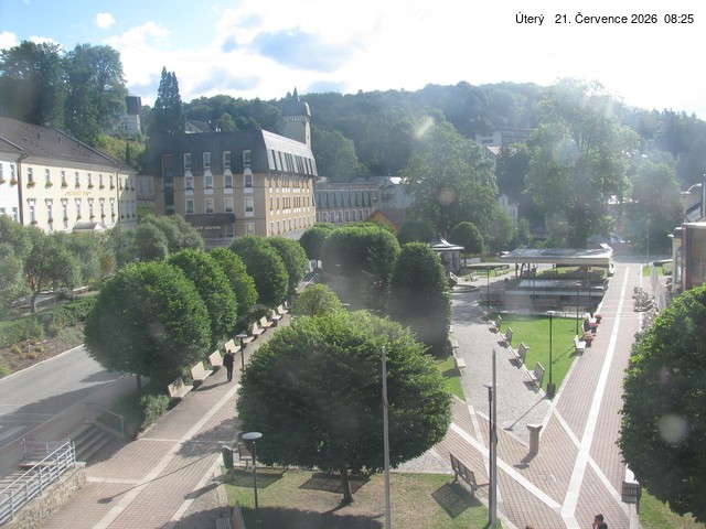Archiv Foto Webcam Janske Lazne Dorfzentrum