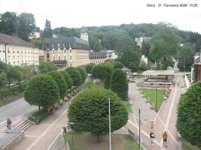 Archiv Foto Webcam Janske Lazne Dorfzentrum