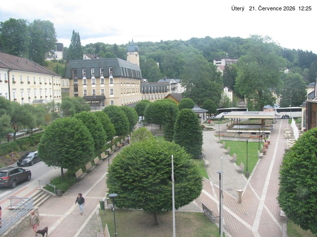 Archiv Foto Webcam Janske Lazne Dorfzentrum