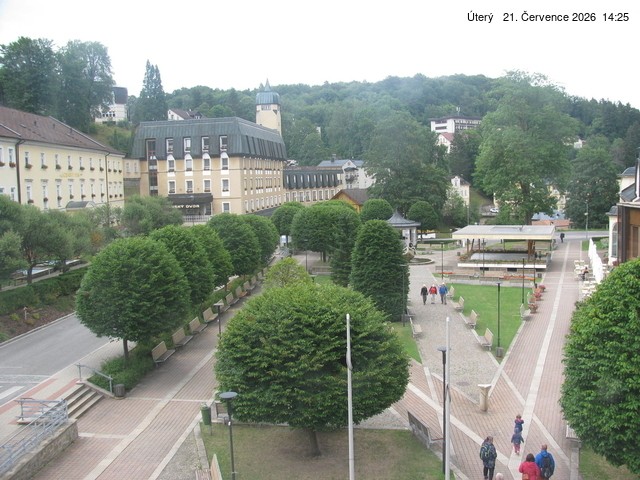 Archiv Foto Webcam Janske Lazne Dorfzentrum