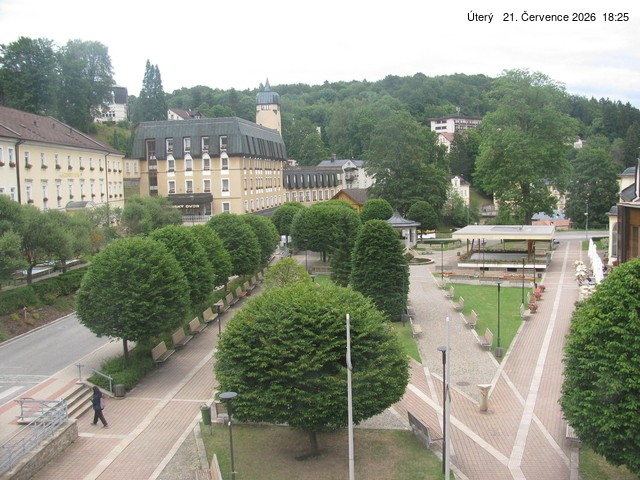 Archiv Foto Webcam Janske Lazne Dorfzentrum