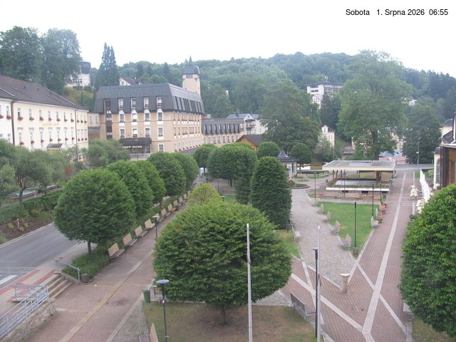 Archived image Webcam Janske Lazne Village center