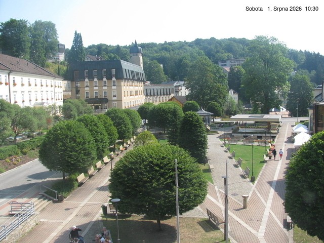 Archived image Webcam Janske Lazne Village center