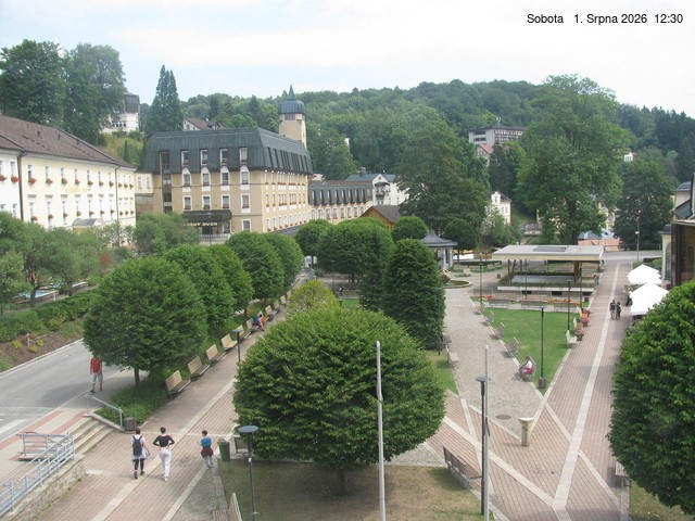 Archived image Webcam Janske Lazne Village center