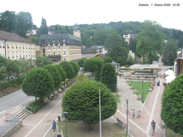 Archived image Webcam Janske Lazne Village center
