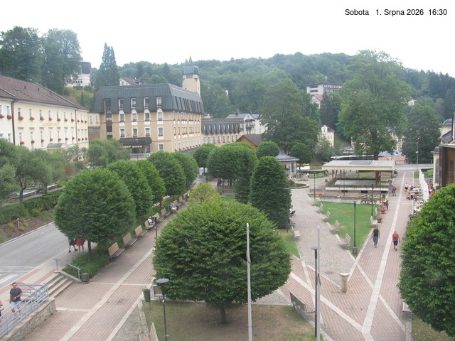 Archived image Webcam Janske Lazne Village center