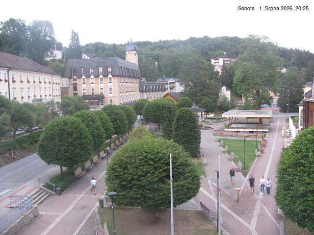 Archived image Webcam Janske Lazne Village center