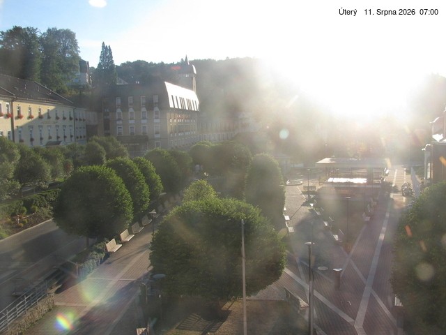 Archiv Foto Webcam Janske Lazne Dorfzentrum