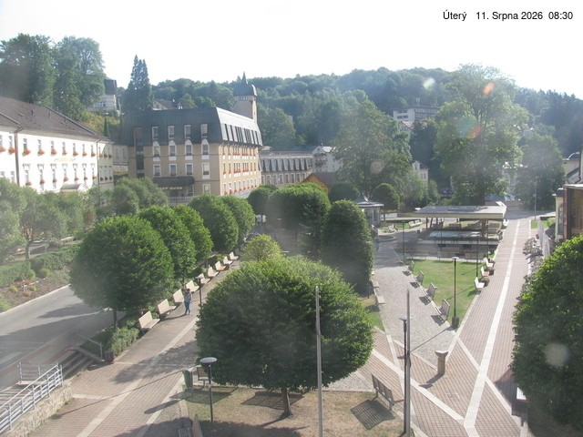 Archiv Foto Webcam Janske Lazne Dorfzentrum