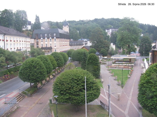 Archiv Foto Webcam Janske Lazne Dorfzentrum